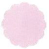 Bettina-Gingham Placemat in Pink, Set of 4