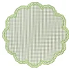 Bettina-Gingham Placemat in Green, Set of 4