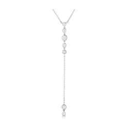 Bezel Starstruck Lariat Necklace