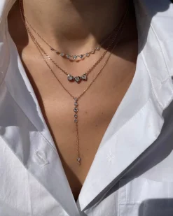 Bezel Starstruck Lariat Necklace