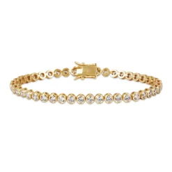 Bezel Tennis Bracelet