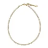 Bezel Tennis Necklace