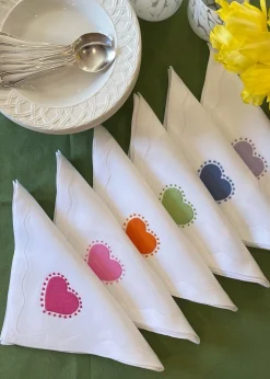 Big Love Dinner Napkins Rainbow, Set of 6 - Special Edition