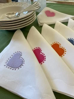Big Love Dinner Napkins Rainbow, Set of 6 - Special Edition