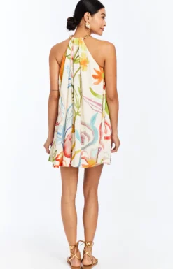 Bijou Halter Mini in Ivory Watercolor