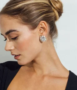 Billie Earrings in Crystal