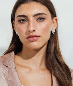 Birdie Earrings in Crystal