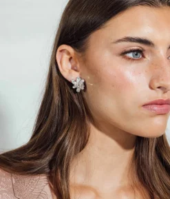 Birdie Earrings in Crystal