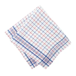 Bistro Napkin in Blue & Red, Set of 4