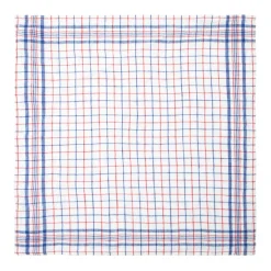 Bistro Napkin in Blue & Red, Set of 4