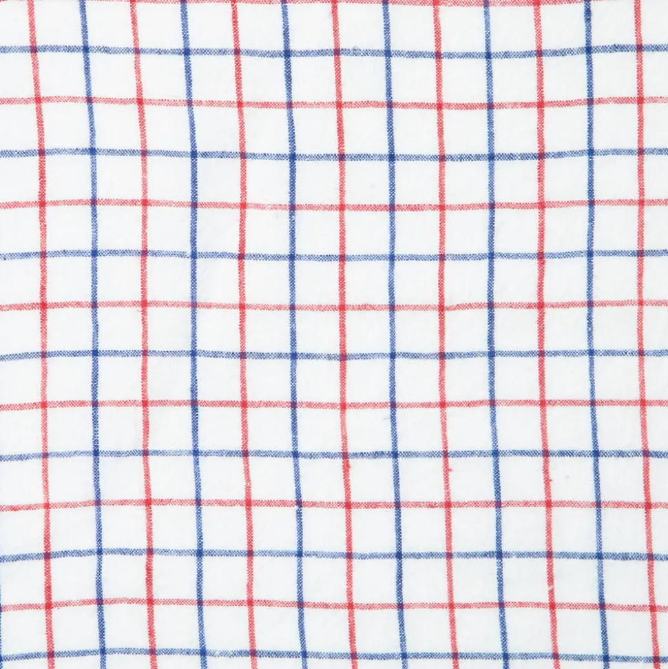 Bistro Napkin in Blue & Red, Set of 4