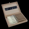 Bistronomie Steak Knives Ivory Micarta, Set of 6