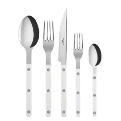 Bistrot Place Setting in White, Set of 5