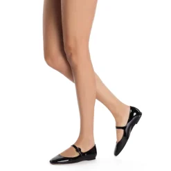 Blair Ballet Flat In Black Patent Leather