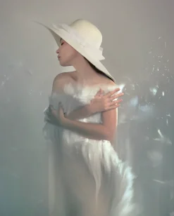 Blanche XXL Capeline