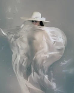 Blanche XXL Capeline