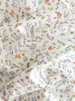 Blanket Made With Liberty Fabric in Theo Pink