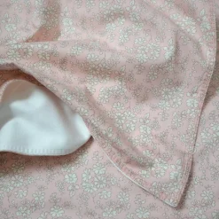 Blanket Made With Liberty Fabric in Capel Pink