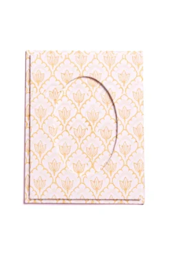 Blockprint Tulip Picture Frame 4x6 in Desert Sand