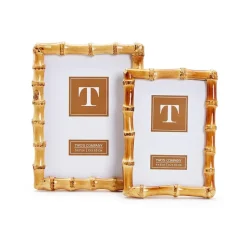 Blonde Bamboo Photo Frame, Set of 2