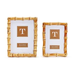 Blonde Bamboo Photo Frame, Set of 2