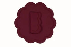 Bloom Linen Napkin and Placemat in Wine, Set of 2