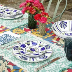 Blossom Dessert Plate Blue