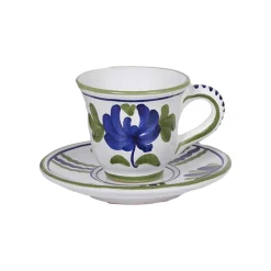 Blossom Espresso Cup and Sauce in Blue