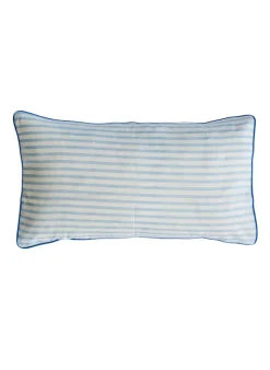 Blue & White Striped Toddler Pillow Case