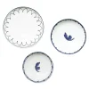 Blue Bird Set of 3, Canapé Dishes
