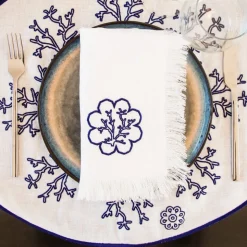 Blue Corallo Napkin