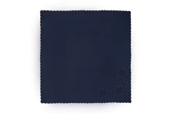 Blue Eyelet Dinner Napkins, Set of 4