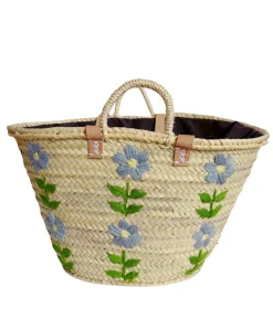 Blue Floral Tote