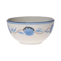 Blue Flower Cereal Bowl