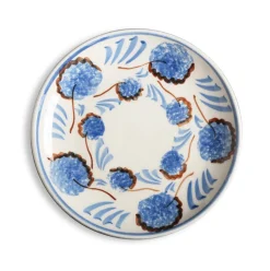 Blue Flower Dessert Plate