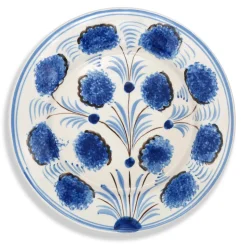 Blue Flower Dinner Plate