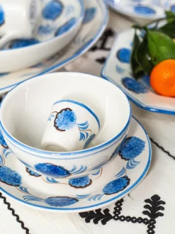 Blue Flower Espresso Cup, Set of 4