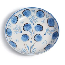 Blue Flower Serving Bowl