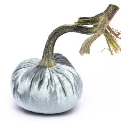 Blue Ice Silk Velvet Pumpkin