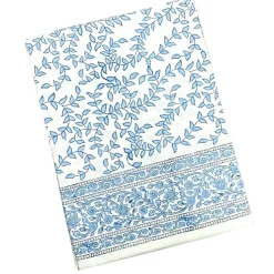 Blue Leaves Tablecloth