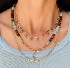 Blue Sapphire Fringe Necklace