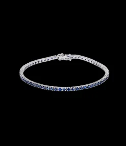 Blue Sapphire Tennis Bracelet