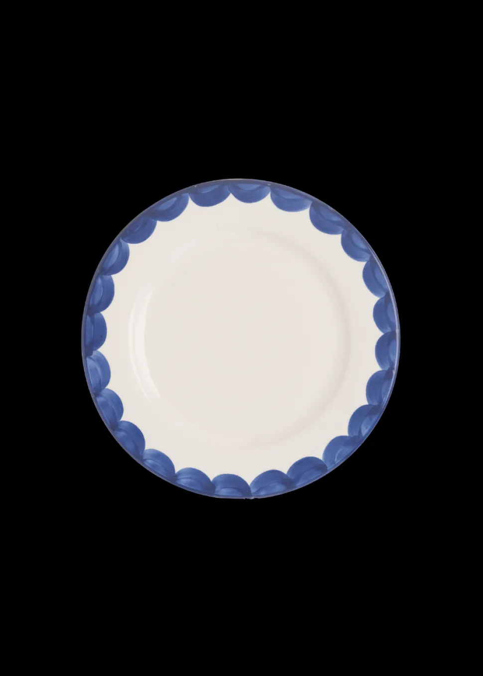 Blue Scallop Side Plate