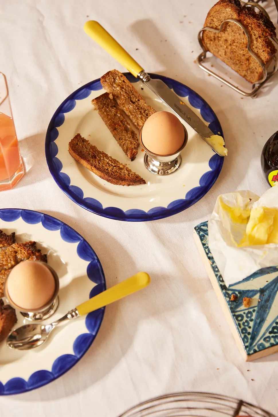 Blue Scallop Side Plate