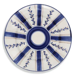 Blue Stripe Dinner Plate