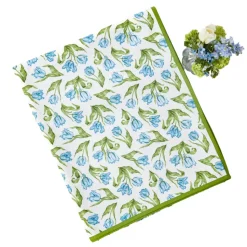 Blue Tulip Tablecloth