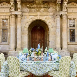 Blue Tulip Tablecloth