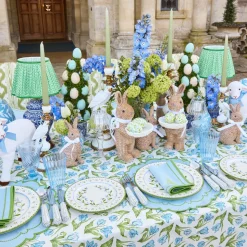 Blue Tulip Tablecloth