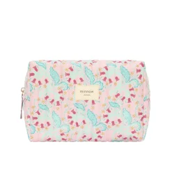 Bluebells Interior Coated Travel Pouch