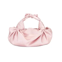 Blush NLA Silk Knot Bag